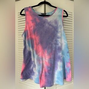 Tie-Dye Sleeveless Top